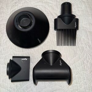 Dyson Black Hair Dryer Attachment Set
